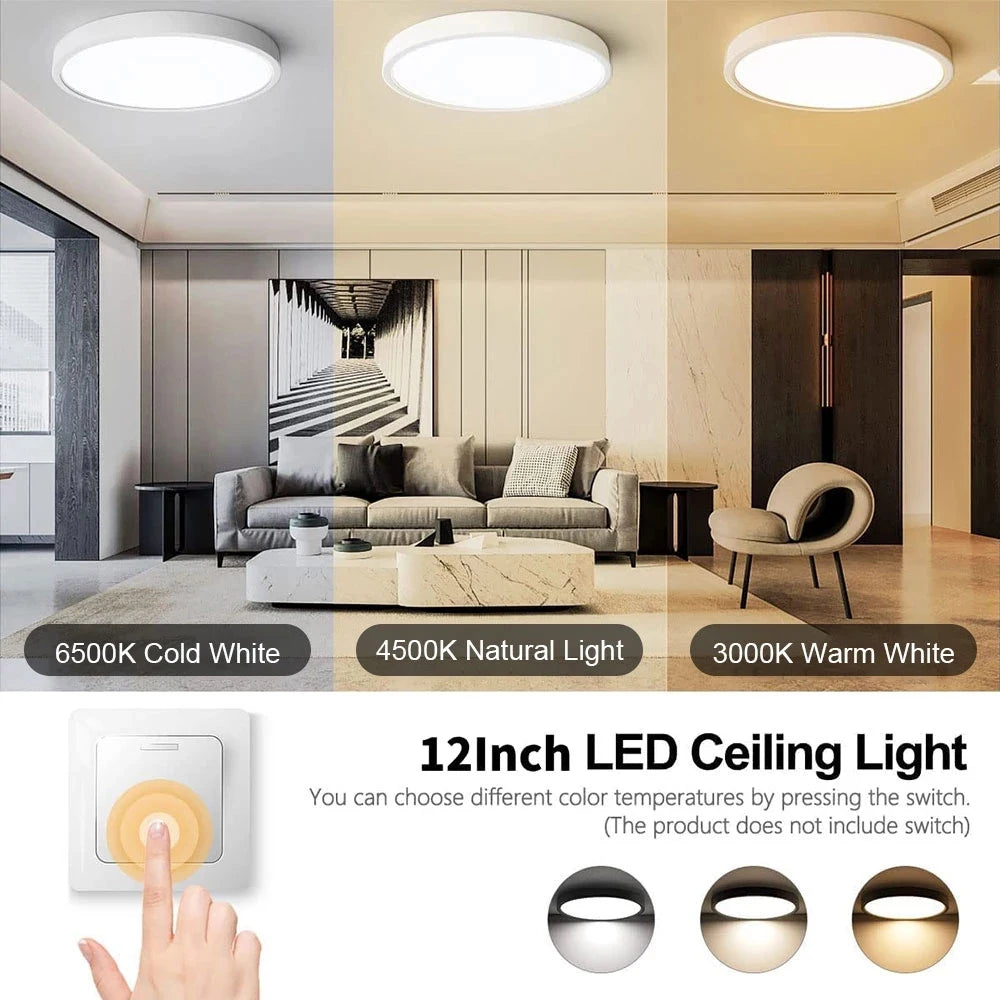 LumiSmart Ultra Thin LED Ceiling Light