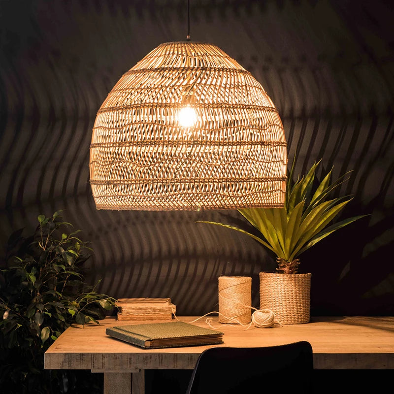 HikariRattan – Handwoven Pendant Light