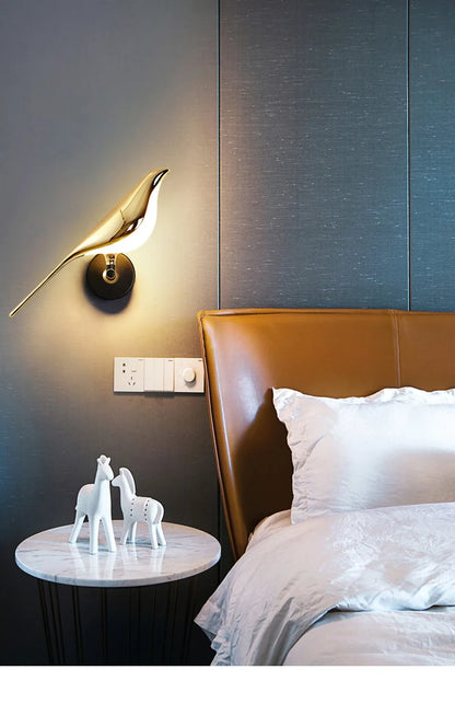 NovaPerch – Modern Bird-Inspired LED Wall Lamp