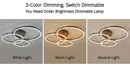 LumiRing Chandelier – Dimmable LED Circle Light