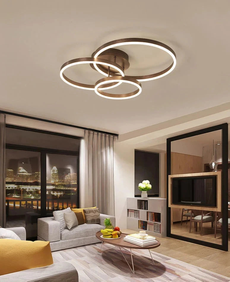 LumiRing Chandelier – Dimmable LED Circle Light