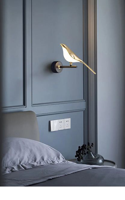 NovaPerch – Modern Bird-Inspired LED Wall Lamp