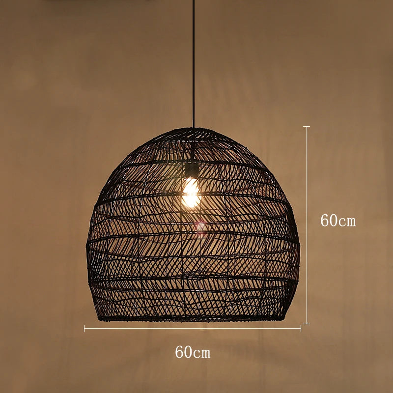 HikariRattan – Handwoven Pendant Light