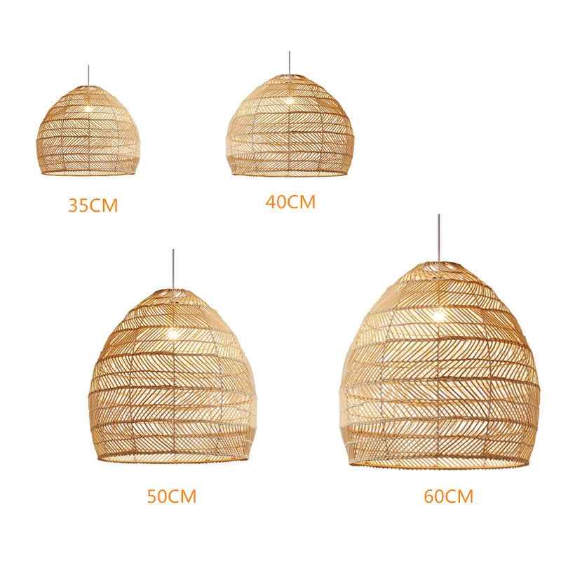 HikariRattan – Handwoven Pendant Light