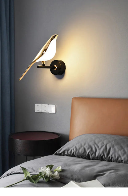 NovaPerch – Modern Bird-Inspired LED Wall Lamp