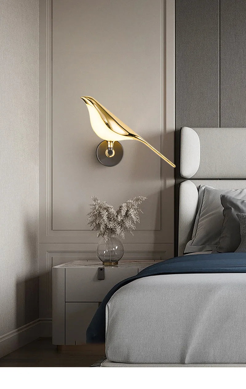 NovaPerch – Modern Bird-Inspired LED Wall Lamp