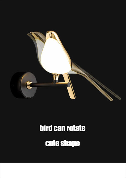 NovaPerch – Modern Bird-Inspired LED Wall Lamp