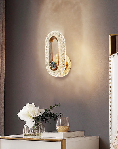 RegaliaGleam – Gold Alloy Nordic Wall Lamp for Bedroom and Living Room Decor