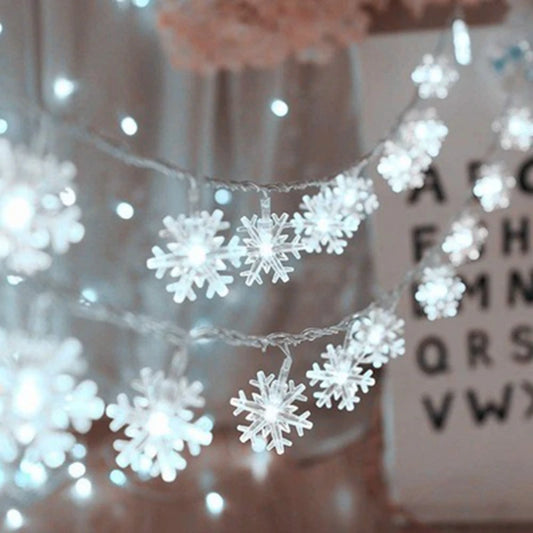 MiraFlake - Christmas Snowflake LED String Lights