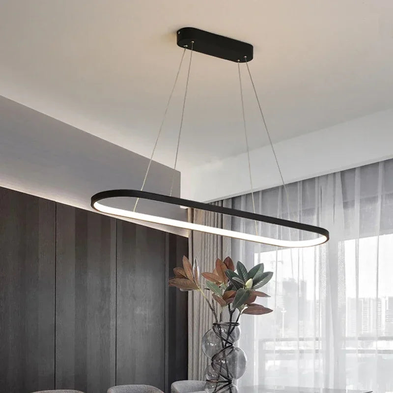 LumiArc - Sleek LED Pendant Light with a minimalist design