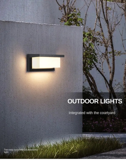 LumiGuard LED - Waterproof Outdoor Wall Light with Motion Sensor