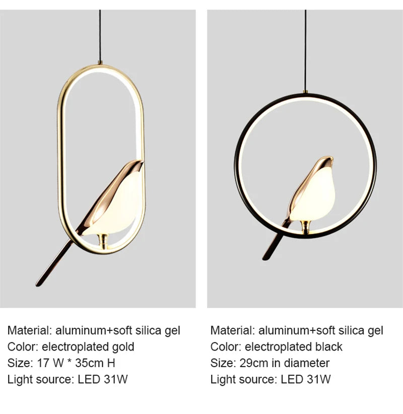 NovaPerch – Modern Bird-Inspired LED Wall Lamp