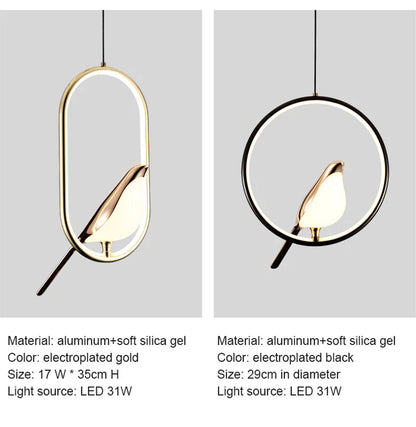 NovaPerch – Modern Bird-Inspired LED Wall Lamp