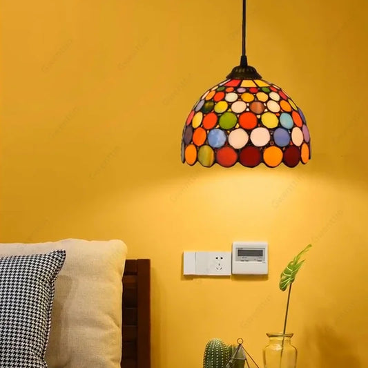 RayaTiffany - Stained Glass Pendant Lamp