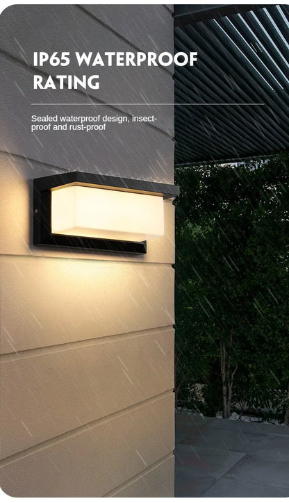 LumiGuard LED - Waterproof Outdoor Wall Light with Motion Sensor