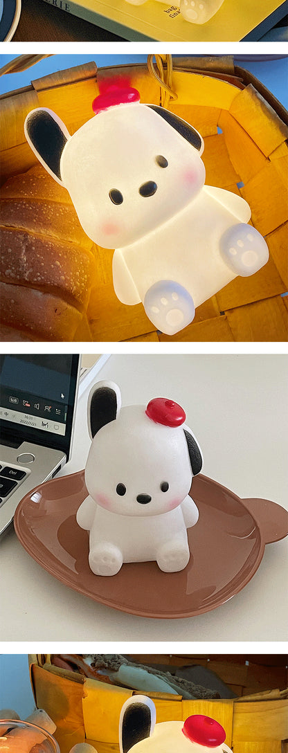 OmiPacha Night Lamp – Cute Dog Ambient Light for Bedroom and Desk Decor