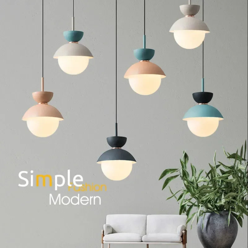 NovaSphere – Nordic Glass Ball Pendant Lamp