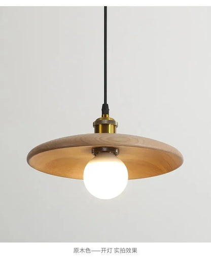 HikariCraft – Three-Color Dimmable Wooden Pendant Light