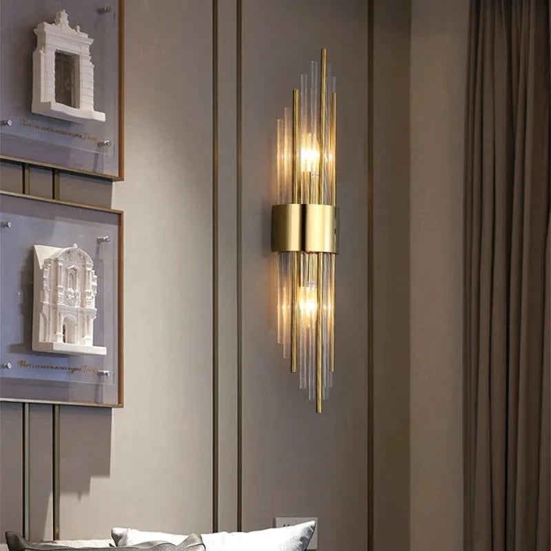 RegaliaLustre – Luxury Glass Wall Sconce