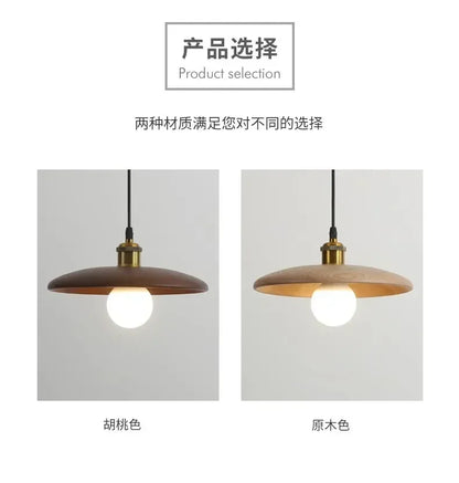 HikariCraft – Three-Color Dimmable Wooden Pendant Light