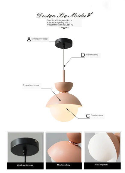 NovaSphere – Nordic Glass Ball Pendant Lamp