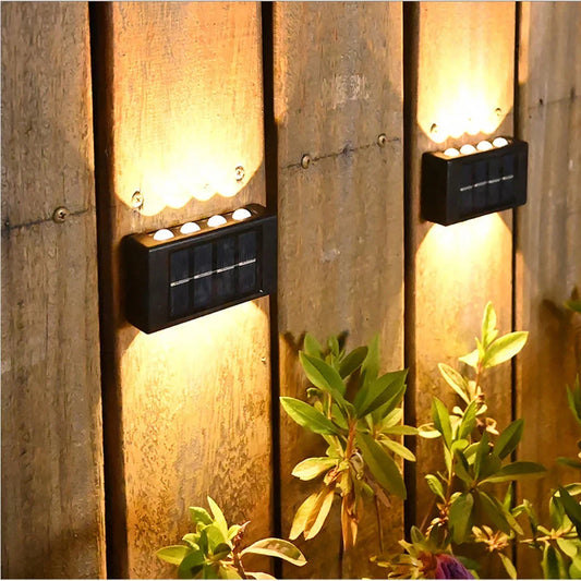 NovaVibe Solar Wall Light – Waterproof Up & Down LED Outdoor Lamp