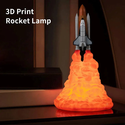 OmiRocket – 3D Space Shuttle Table Lamp