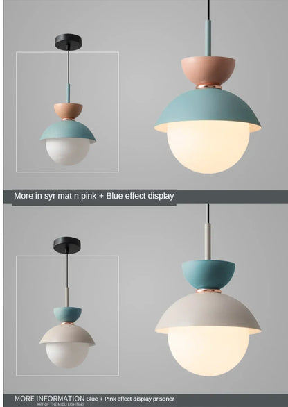 NovaSphere – Nordic Glass Ball Pendant Lamp