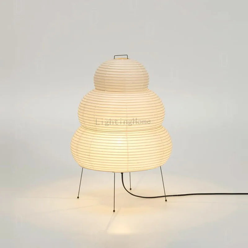 HikariAkari – Wabi-Sabi Rice Paper Table Lamp