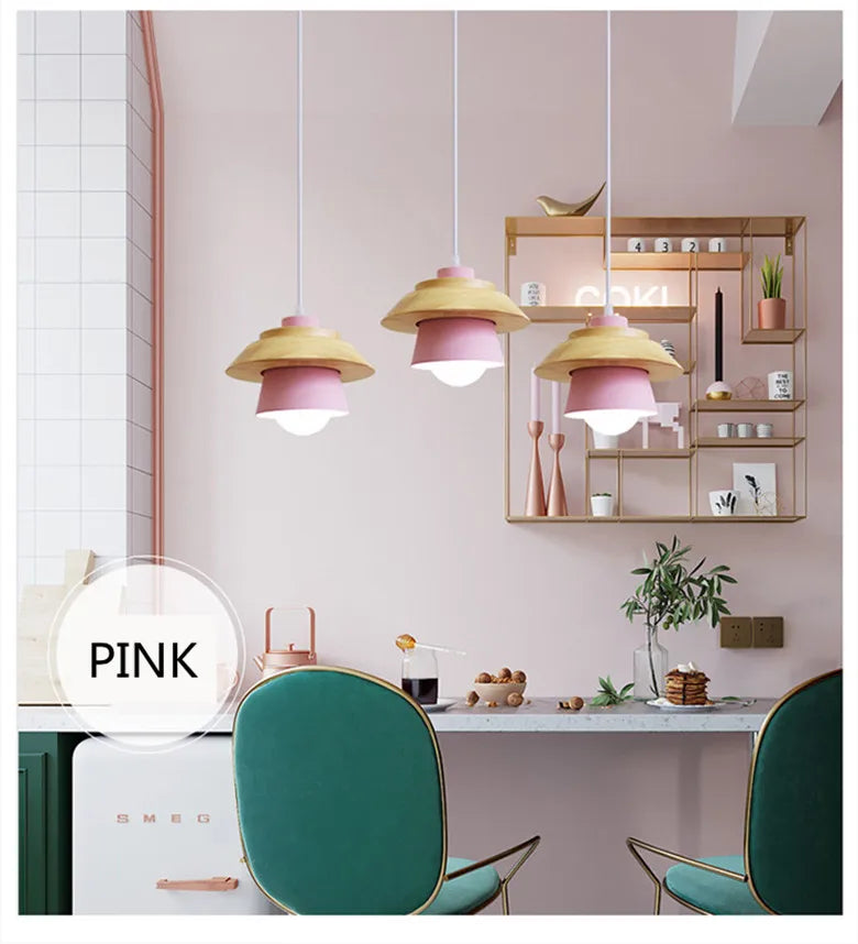 RayaWood - Modern LED Pendant Lamp