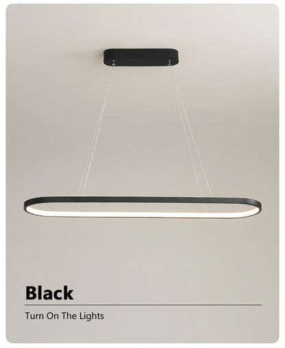 LumiArc - Sleek LED Pendant Light with a minimalist design