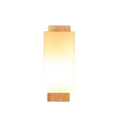 NovaGuard Wall Lamp – Solid Wood LED Light for Corridors and Bedrooms