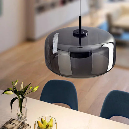 NovaCrystal – Sleek Glass Pendant Light with Minimalist Charm