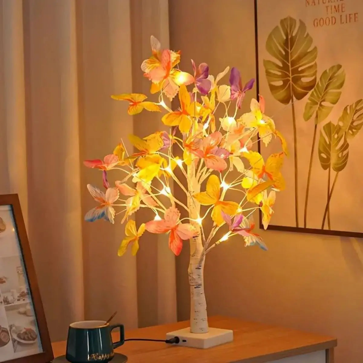 OmiBrich – LED Birch Butterfly Decorative Tree Light