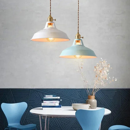 RayaRetro Pendant Lamp – Colorful Industrial Ceiling Light