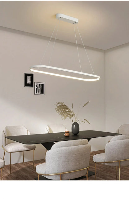 LumiArc - Sleek LED Pendant Light with a minimalist design