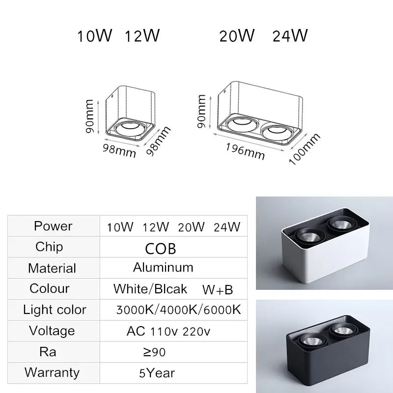 CoreEdge - Sleek modern design with sharp lighting performance