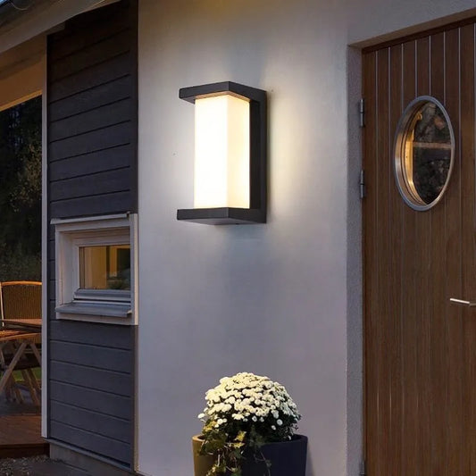 LumiGuard LED - Waterproof Outdoor Wall Light with Motion Sensor