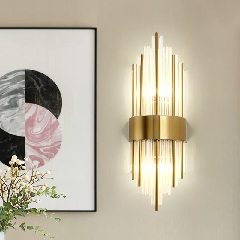 RegaliaLustre – Luxury Glass Wall Sconce