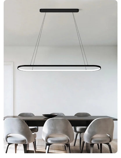 LumiArc - Sleek LED Pendant Light with a minimalist design