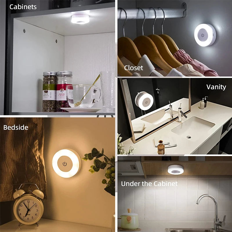 OmiTouch Night Light – Portable LED Sensor Lamp