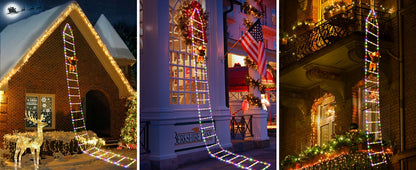 MiraClimb - LED ladder lights with climbing Santa Claus