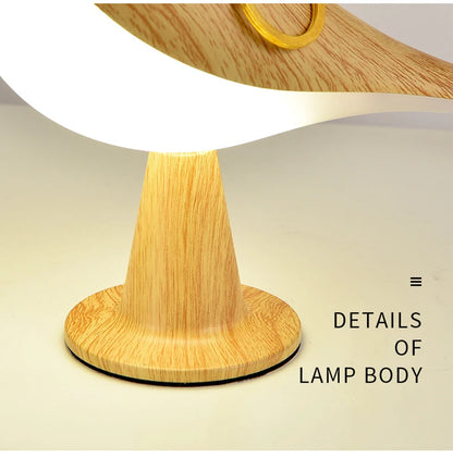 OmiBird – Wooden Bird Touch Table Lamp