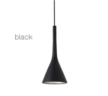 NovaPure Pendant Light – Modern Black & White LED Chandelier