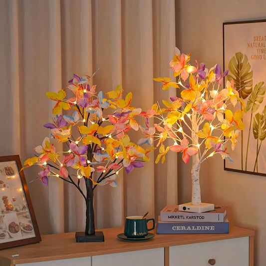 OmiBrich – LED Birch Butterfly Decorative Tree Light