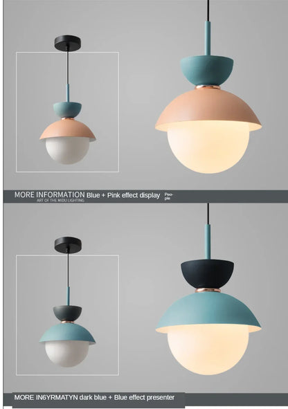 NovaSphere – Nordic Glass Ball Pendant Lamp