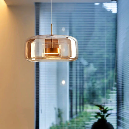 NovaCrystal – Sleek Glass Pendant Light with Minimalist Charm