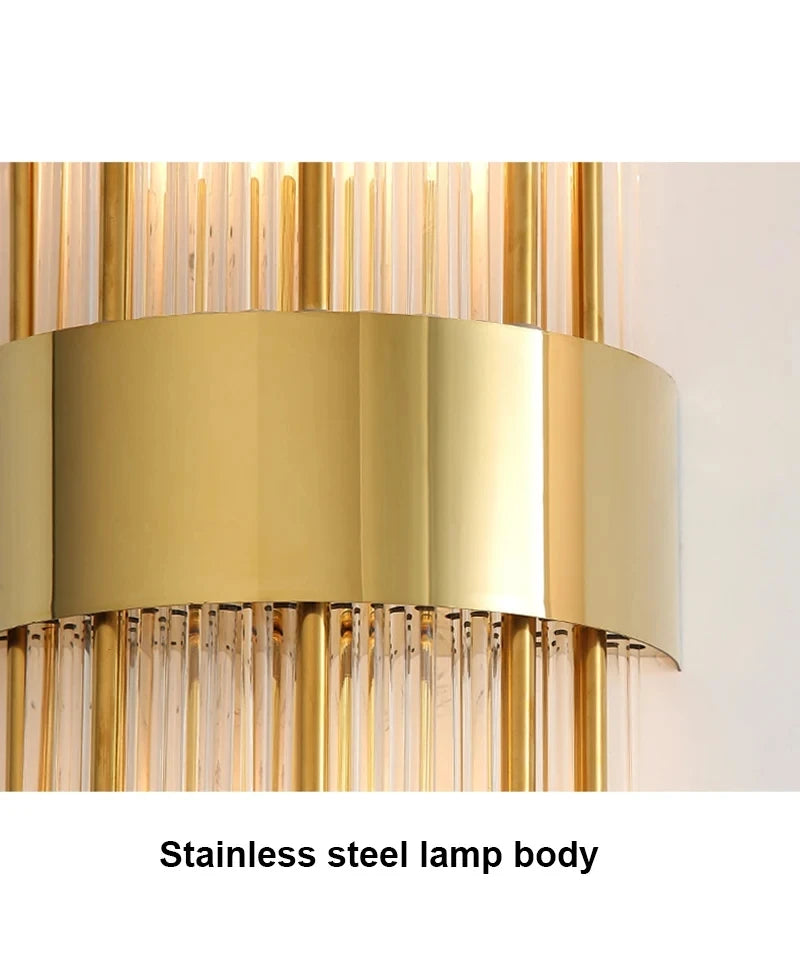 RegaliaLustre – Luxury Glass Wall Sconce