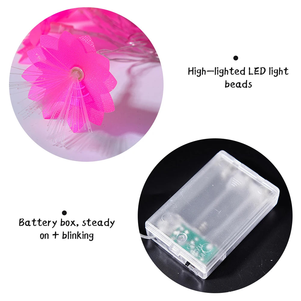 OmiBlossom – Fiber Optic Fairy Lights for Festive Decor