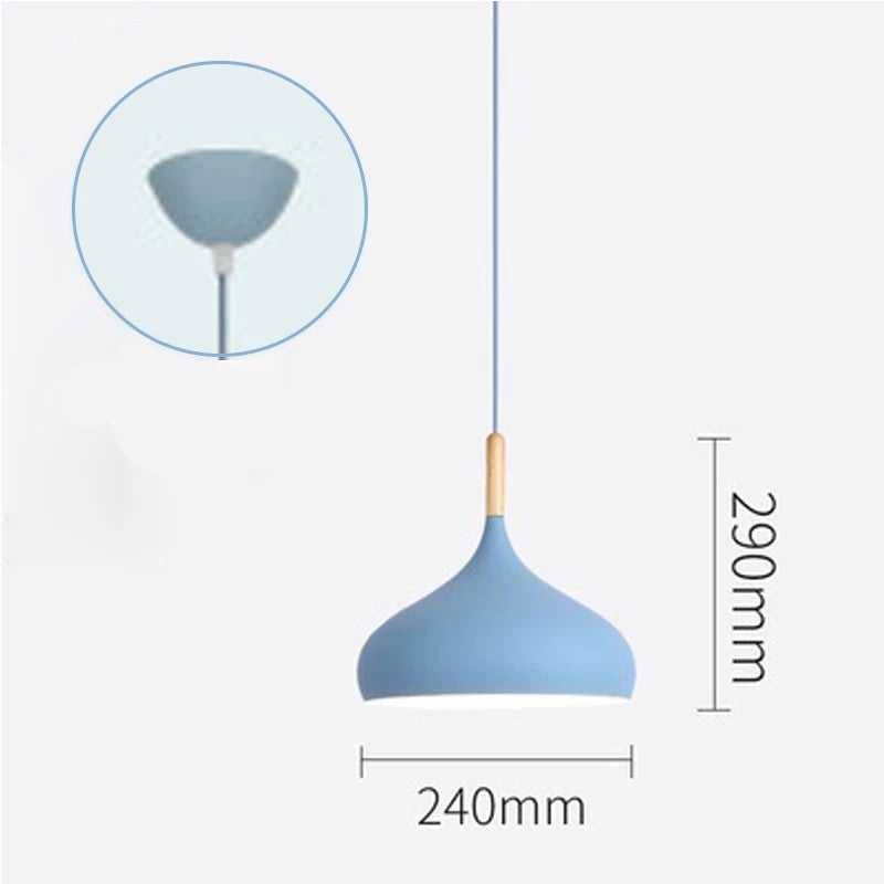 RayaDrop Pendant Light – LED Single Head Chandelier